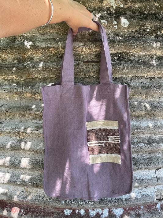 Linen Bag ~ Woven Art