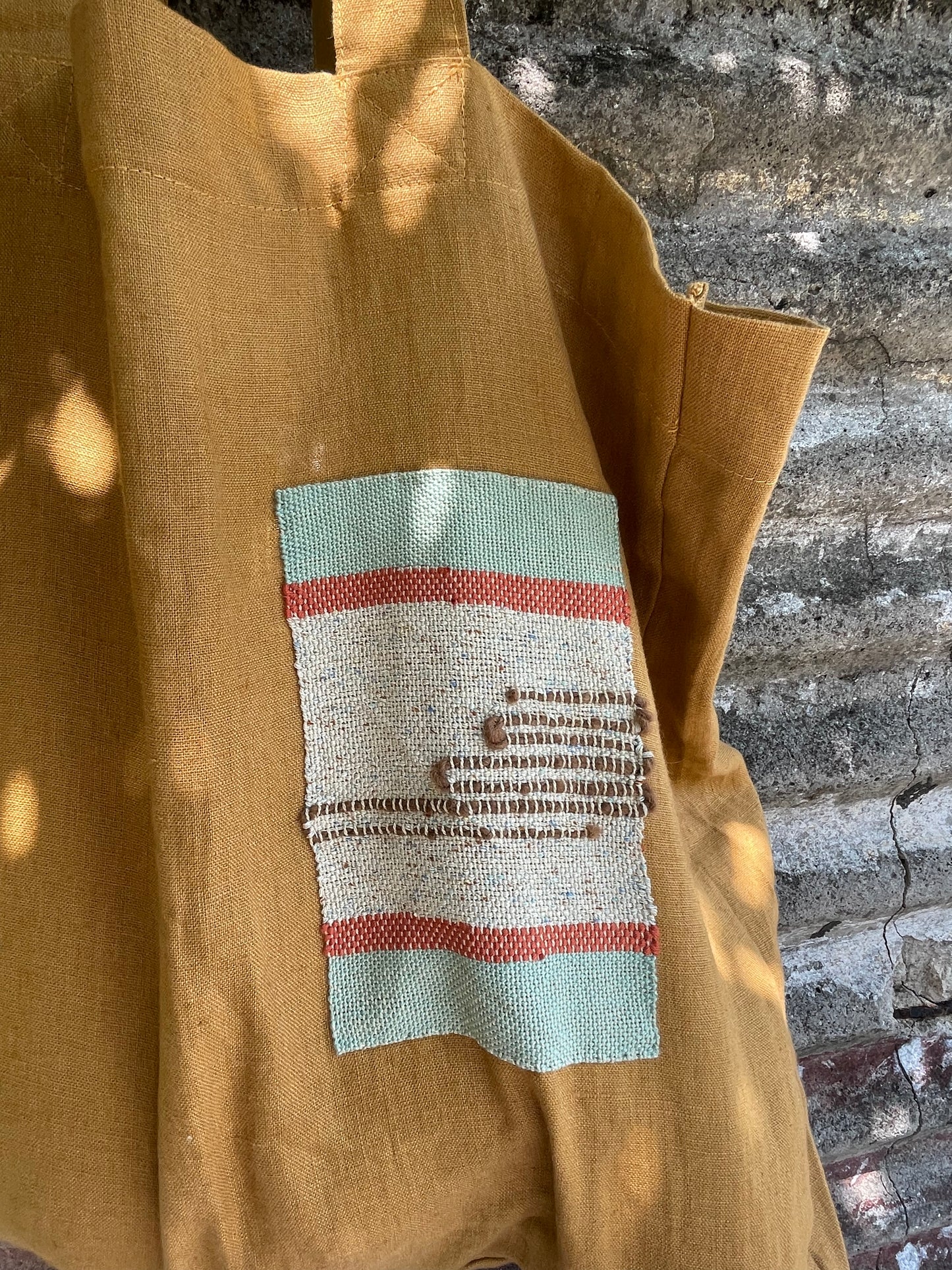 Linen Bag ~ Woven Art