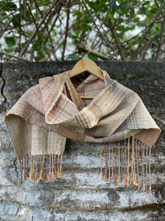 Clay ~ Hand-woven Scarf